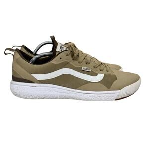 Vans UltraRange EXO Khaki Tan White Sneakers Men’s 11.5 Comfort Casual Shoes